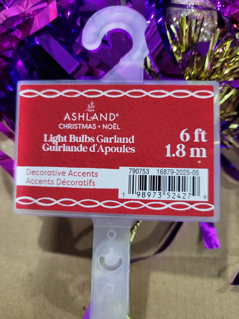 Ashland Pink and Gold Holiday Garland